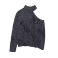 Celeste Embellished Asymmetric Sweater