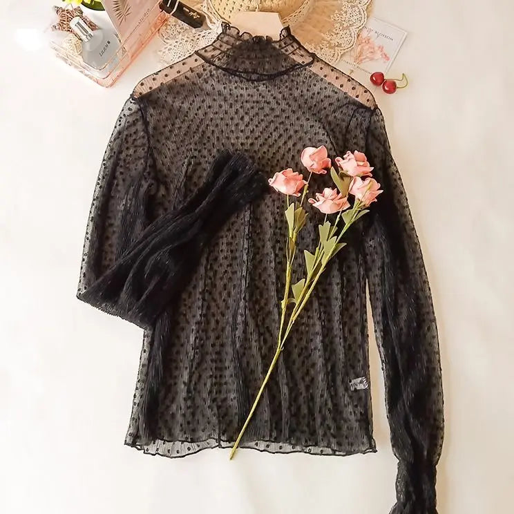 Talia Lace Mesh Top
