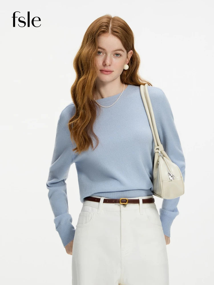 Pure Wool Crew-Neck Sweater