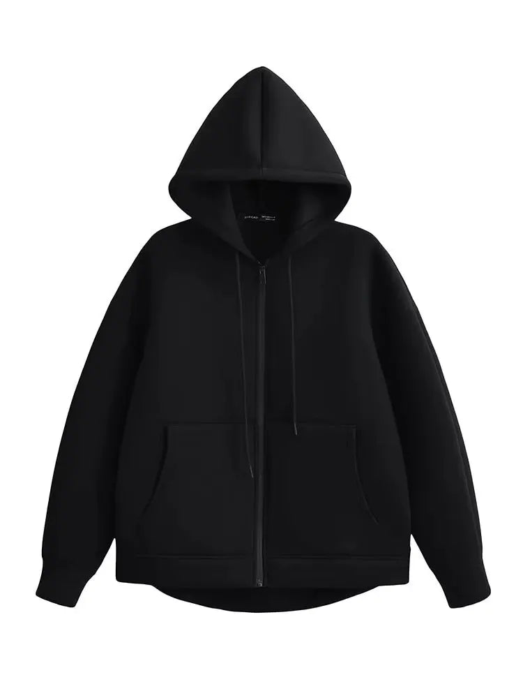 Isla Hooded Zip-Up Jacket