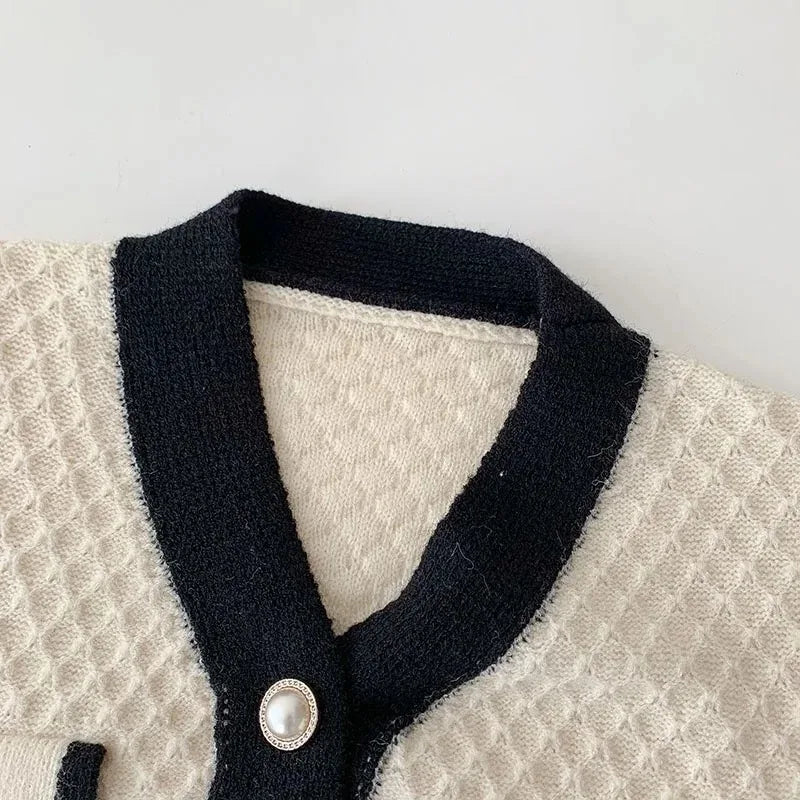 Soft Knit Button-Front Cardigan