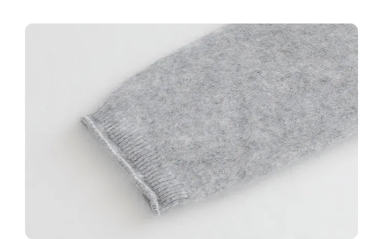 Relaxed Button-Front Knit Cardigan