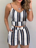 Marisol Tropical Floral Vest & Shorts Set