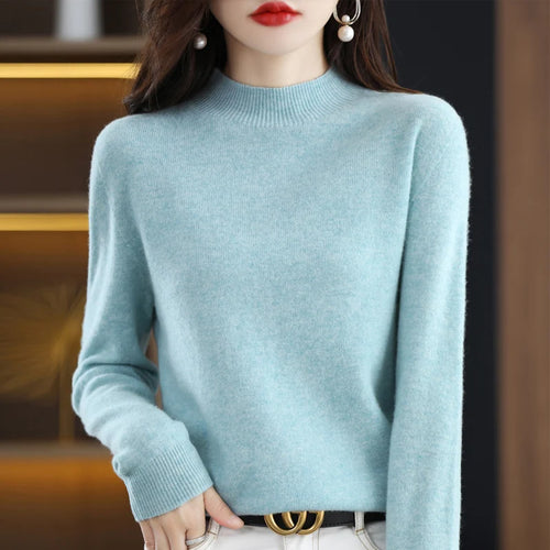 Alba Merino Mock-Neck Sweater