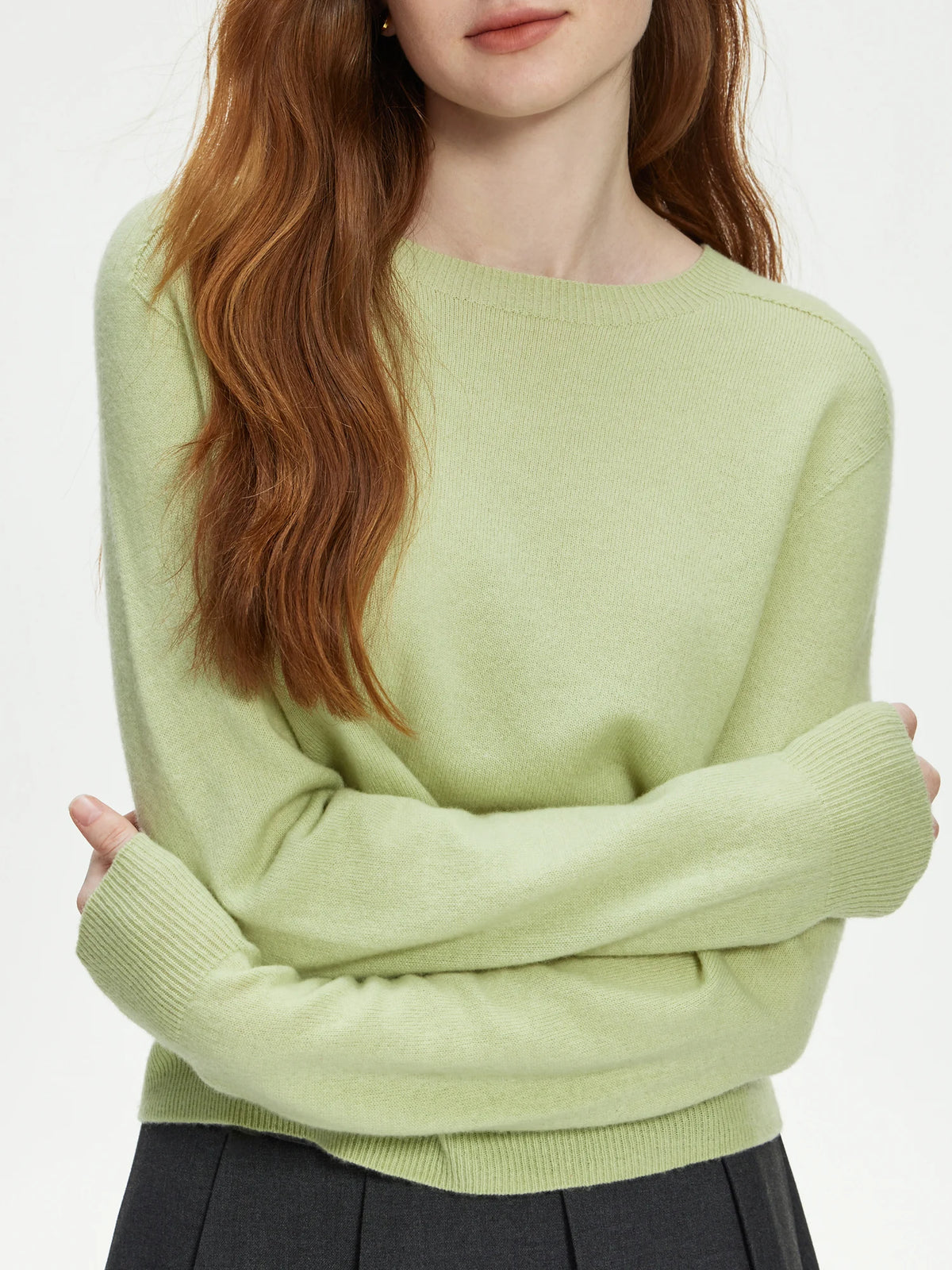 Pure Wool Crew-Neck Sweater