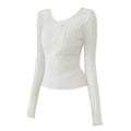 Sloane Gothic Fitted Knit Sweater