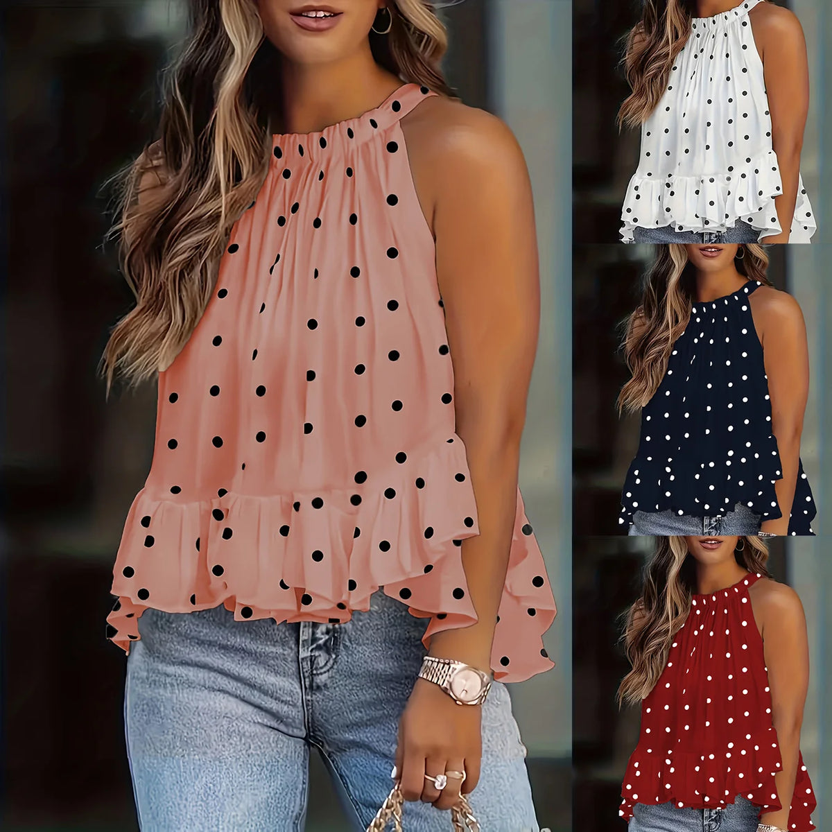 Sienna Plus-Size Halter Tank