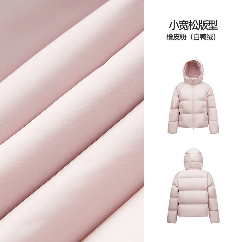Hooded Duck Down Puffer Coat