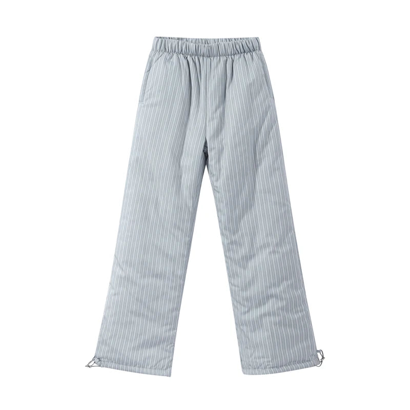 Striped Cotton Coat & Trousers Set