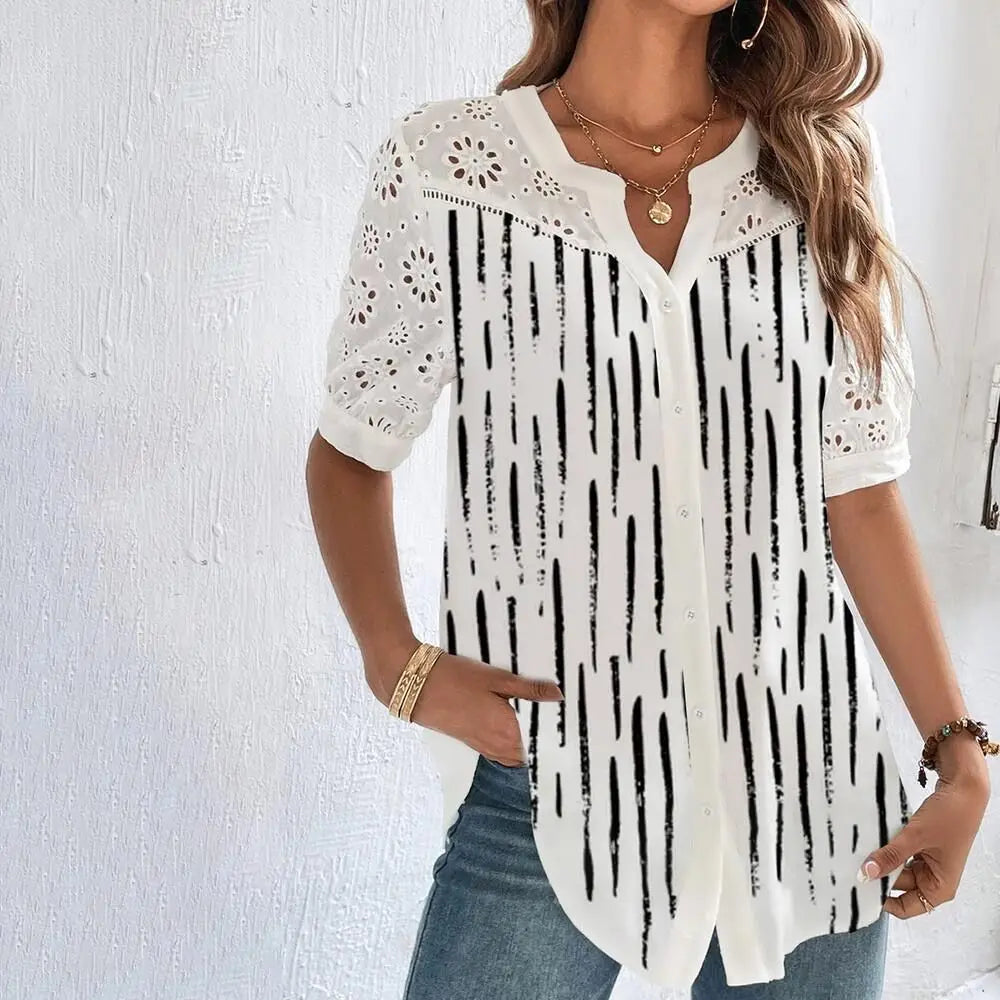 Rosalie Floral Eyelet Blouse