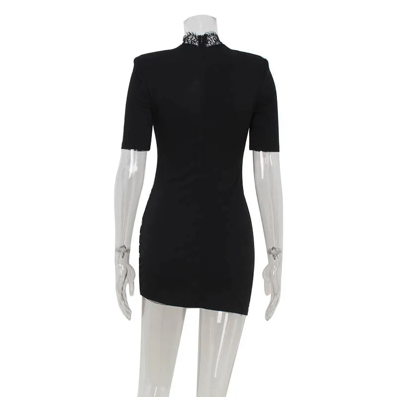 Soleil Lace Bodycon Mini Dress