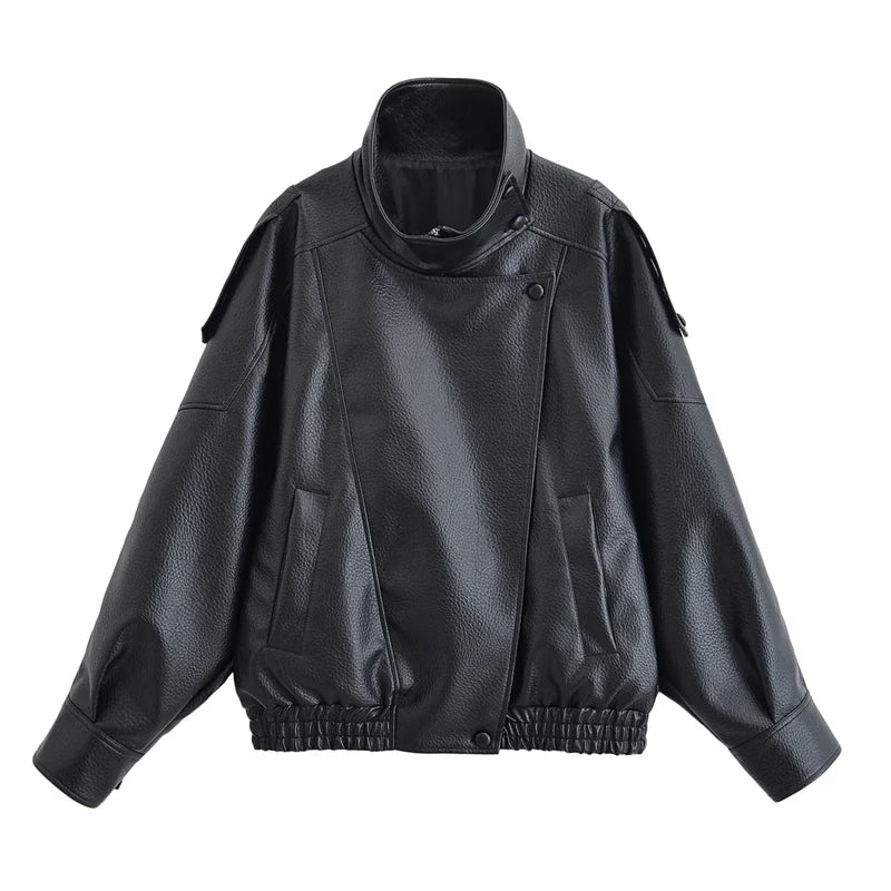 Maeve Faux-Leather Jacket