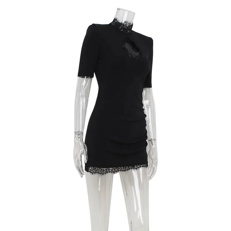 Soleil Lace Bodycon Mini Dress