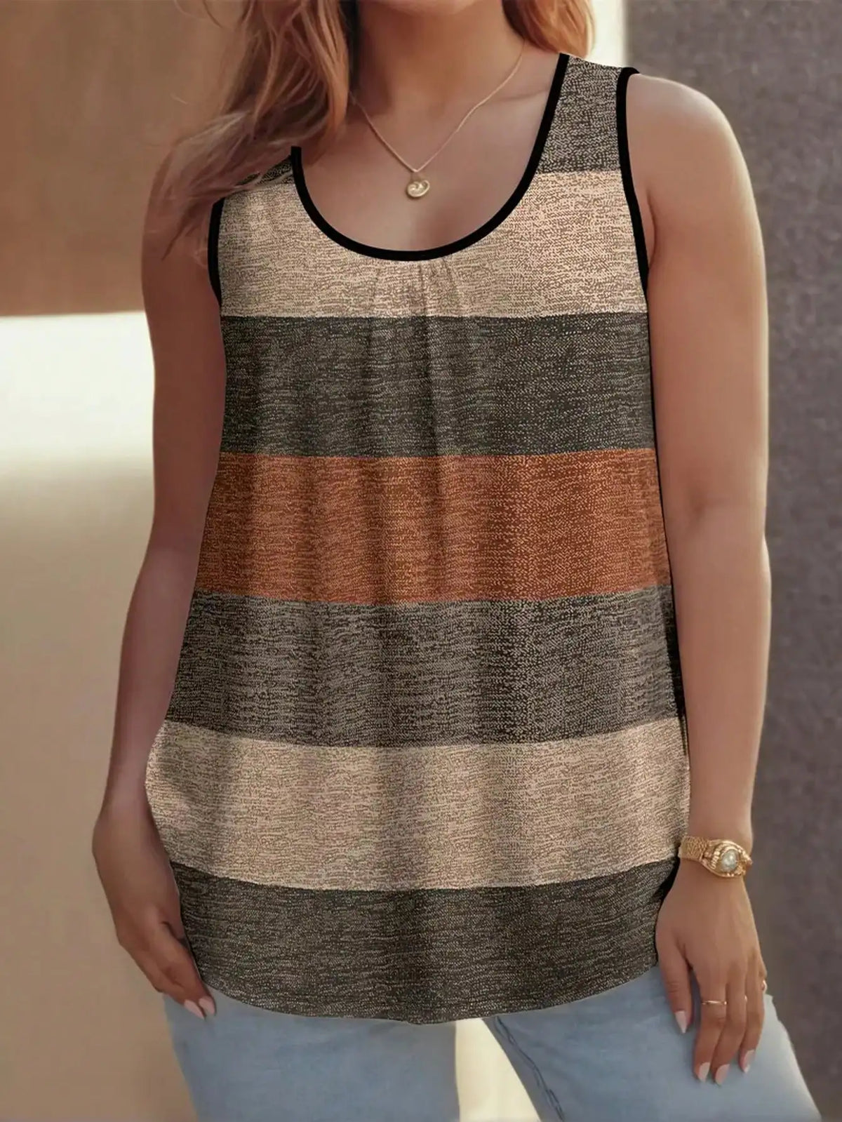 Plus-Size Longline Knit Vest