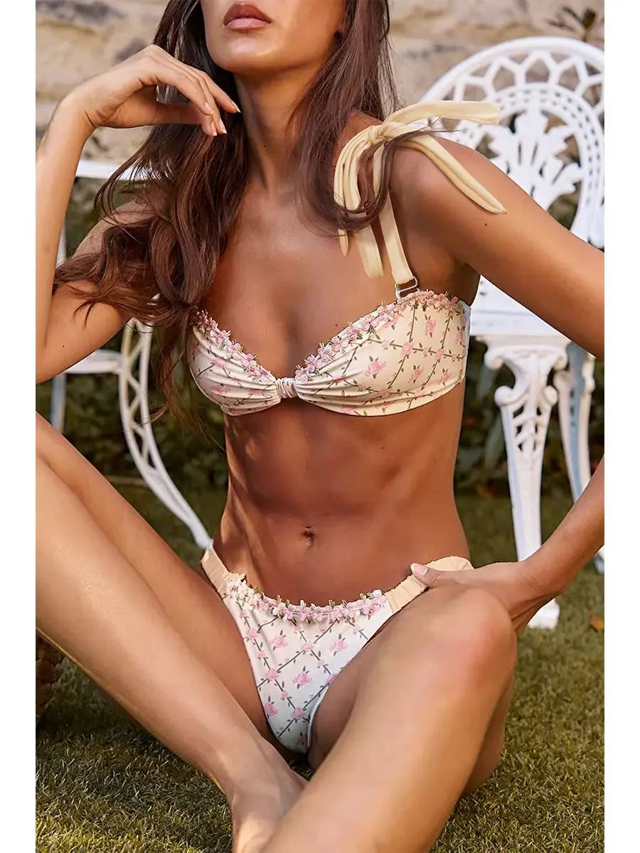 Isla Halter Tie-Side Bikini Set