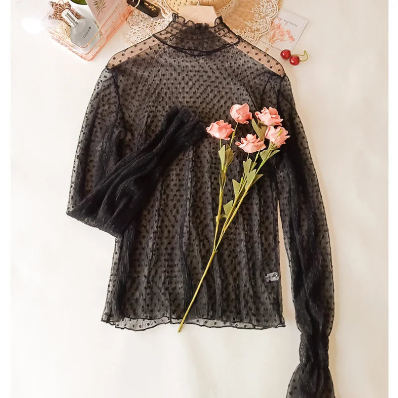 Talia Lace Mesh Top