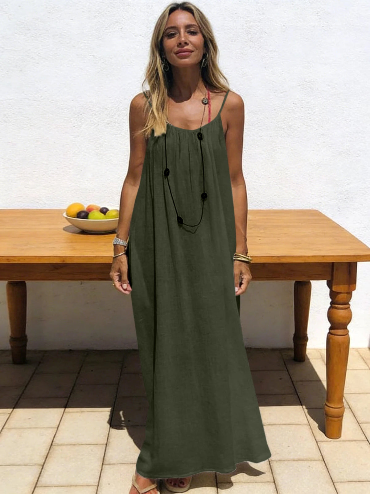 Faye Strapless Backless Maxi Dress