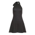 Indie Backless Halter-Neck Mini Dress