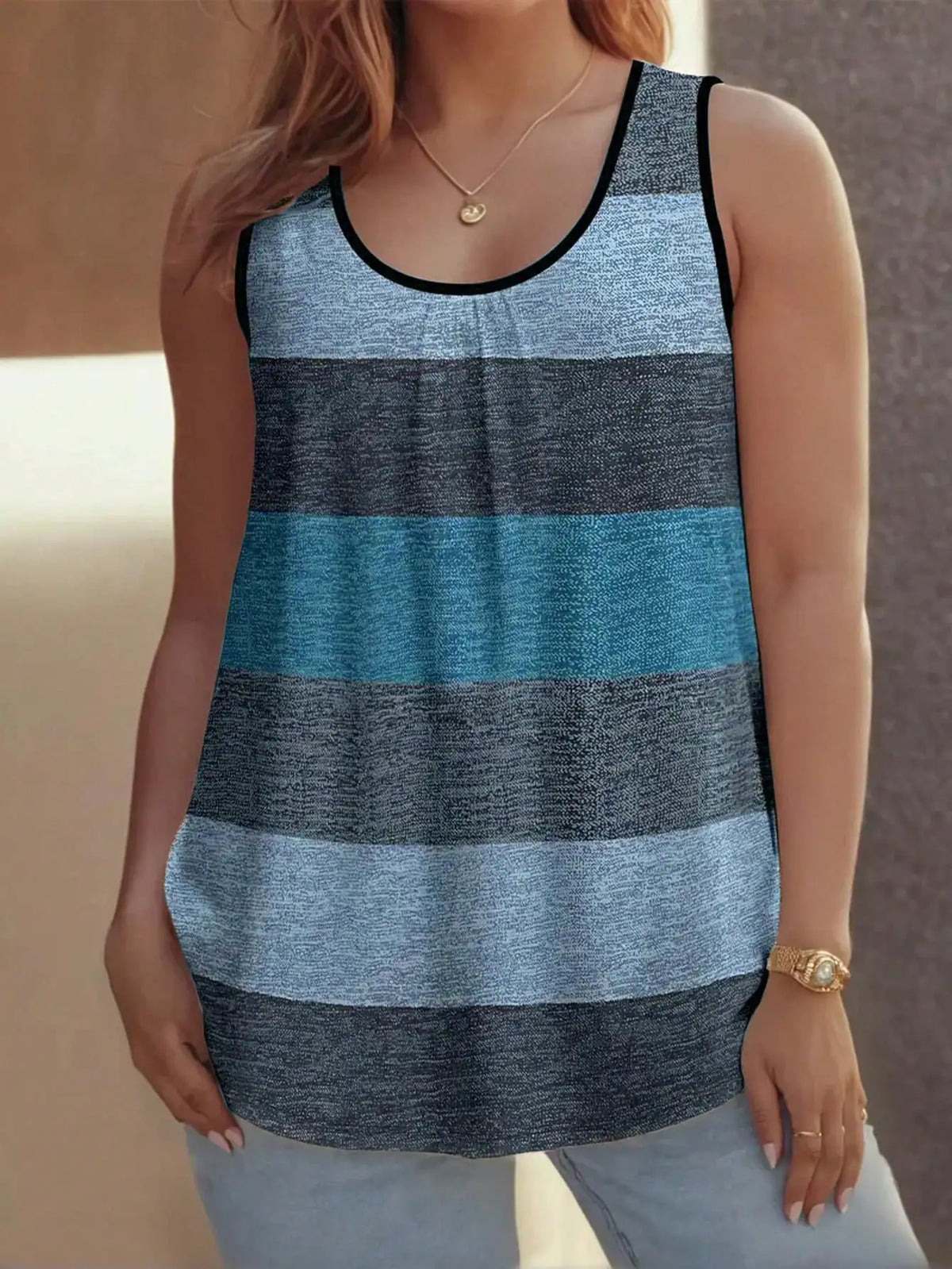 Plus-Size Longline Knit Vest