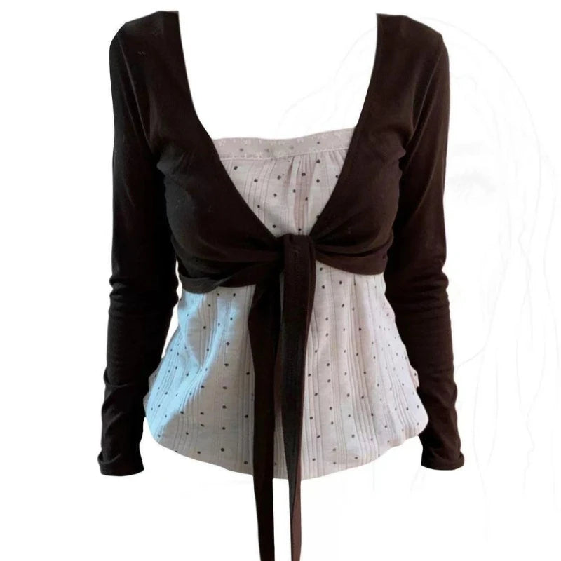 Sloane Gothic Fitted Knit Sweater