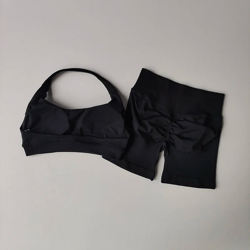 Thea High-Rise Halter-Neck Tank Top