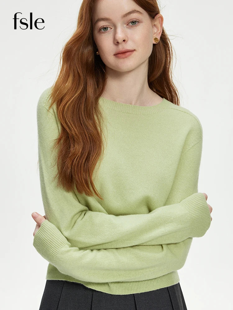 Pure Wool Crew-Neck Sweater