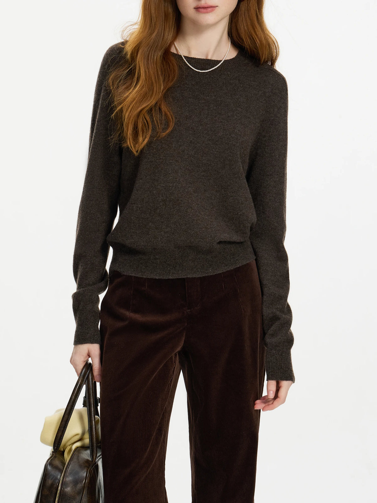 Pure Wool Crew-Neck Sweater