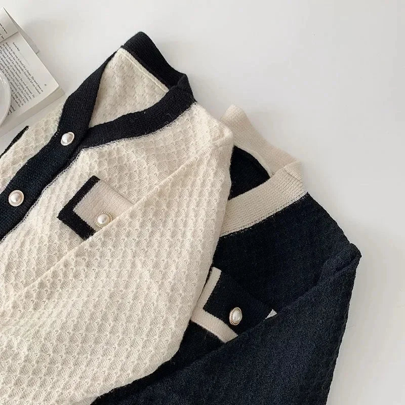 Soft Knit Button-Front Cardigan