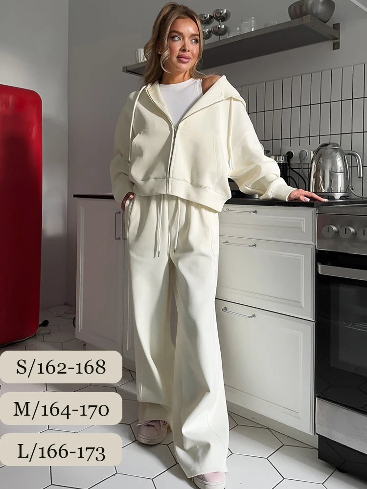 Vera Hooded Zip-Up Two-Piece Set