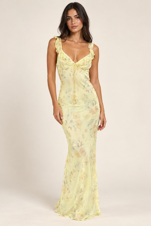 Amara Floral Backless Dress — approved studio hero