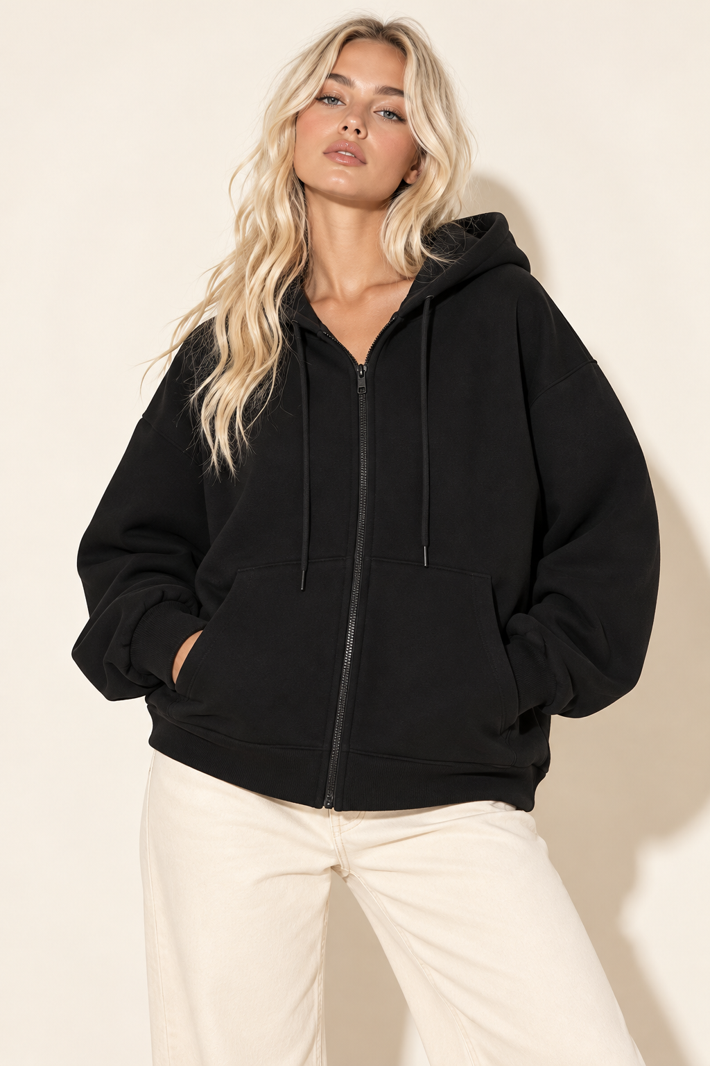 Mila Hooded Oversized Jacket — approved studio hero