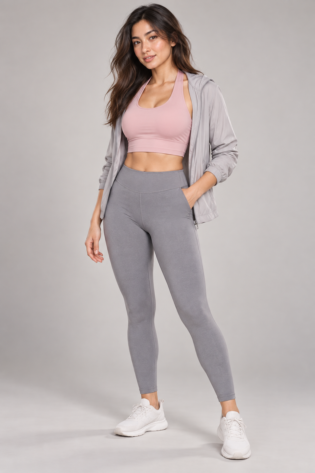 Blushenne Twist-Back Halter Active Bra – Blushenne hero image