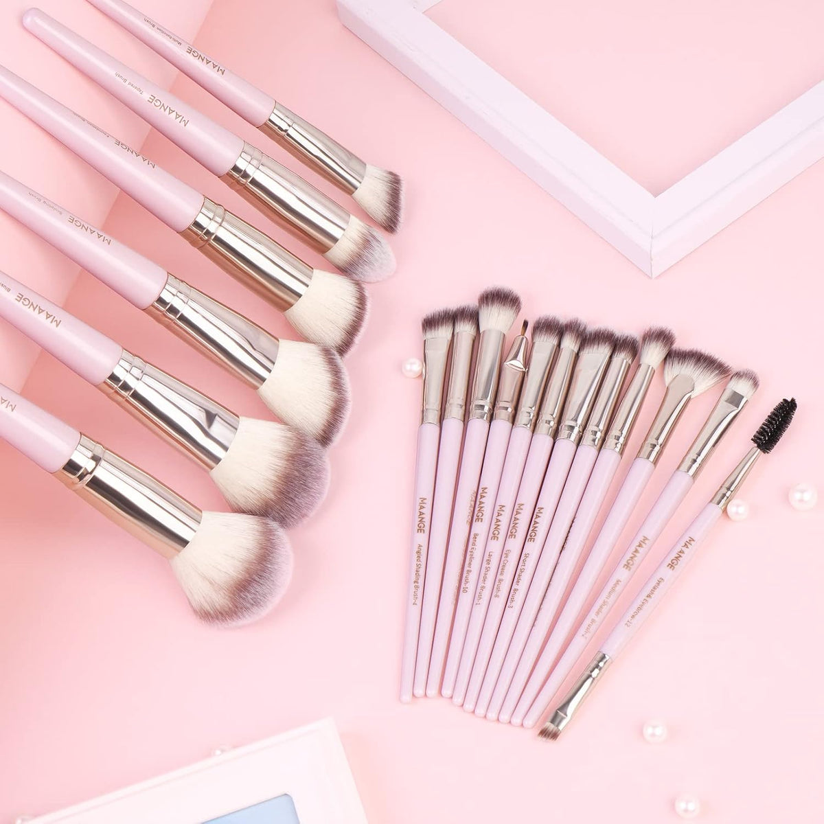 Blushenne 18-Piece Professional Makeup Brush Set with Travel Case