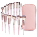 Blushenne 18-Piece Professional Makeup Brush Set with Travel Case