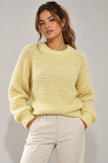 Relaxed Drop-Shoulder Crewneck Sweater – Blushenne hero image